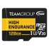 Team 128GB High Endurance Micro SDXC UHS-I U3 V30 Memory CardMicroSDXC, V30, UHS-I U1, 100/50 MB/s read/write, High Endurance, waterproof/shockproof/x-ray resistant, Surveillance/4K recording
